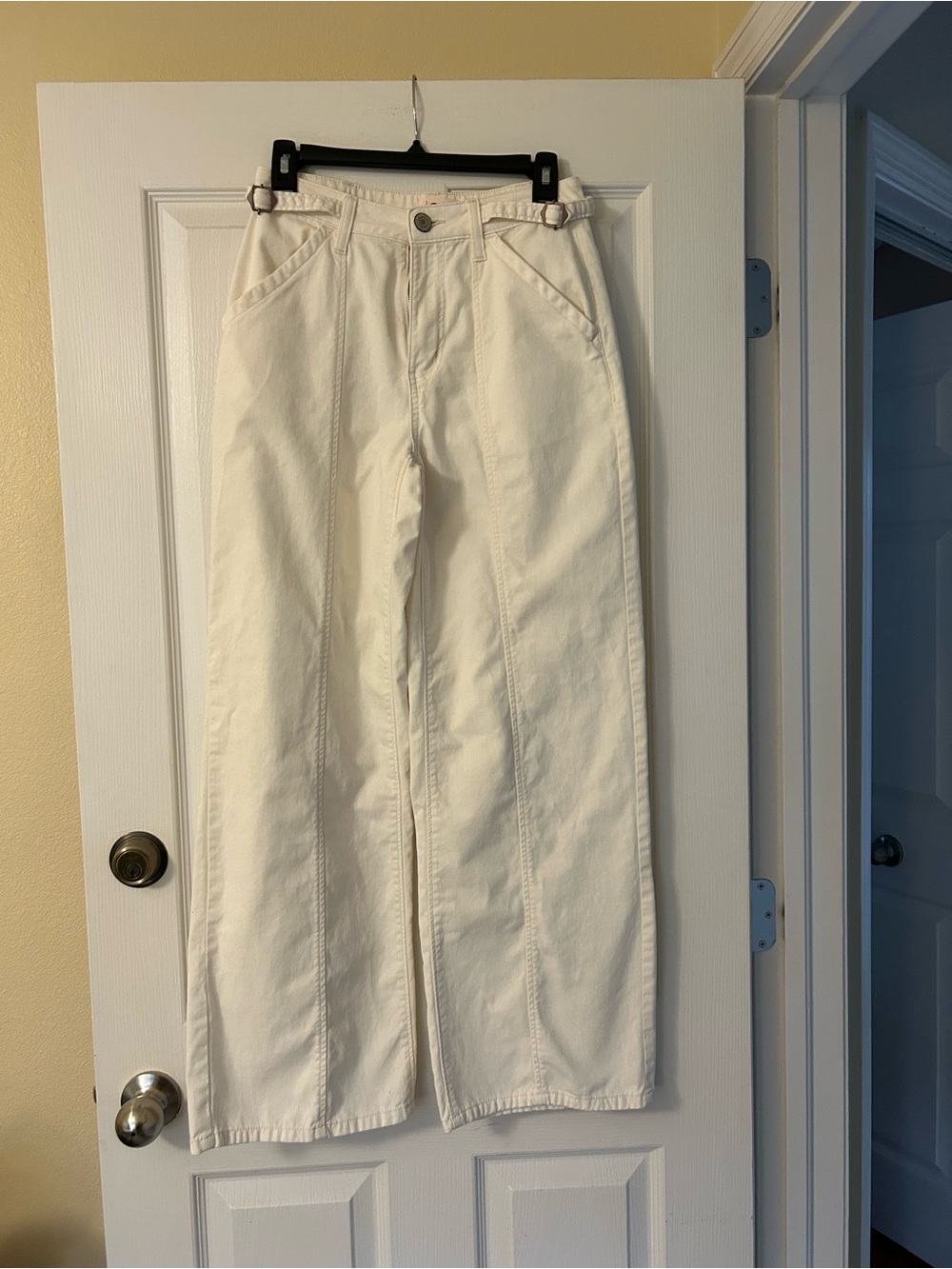 SO Off-White Wide-Leg High-Rise Jeans size 5